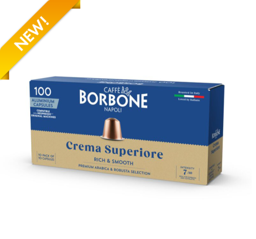 ყავის კაფსულები Borbone Crema Superiore (Nespresso) 10 ც.